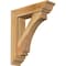 Ekena Millwork Imperial Traditional Rough Sawn Bracket w/ Offset Brace, Western Red Cedar, 6"W x 22"D x 26"H BKT0604X22X26IMP01RWR - alternate 1